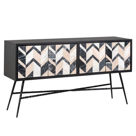 Rostelli - geometrisches Sideboard